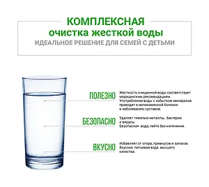 Картридж для комплексной очистки и умягчения Slim Line 10" Гейзер Арагон-2 30053 Картридж для комплексной очистки и умягчения Slim Line 10" Гейзер Арагон-2 30053, 3