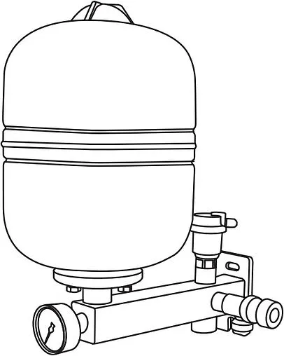 Корпус группы безопасности расширительного бака до 50 кВт ¾&quot; Uni-Fitt 255A3200