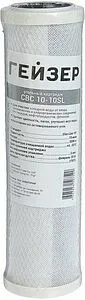 Угольный картридж Slim Line 10" Гейзер СВС 10 27107 Угольный картридж Slim Line 10" Гейзер СВС 10 27107, 1
