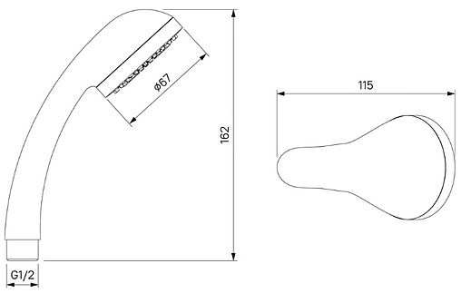 Смеситель для ванны Milardo Sterm хром STESB02M02