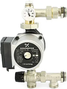 Узел насосно-смесительный с насосом Grundfos UPSO 25-65 130 Uni-fitt Solomix 473G0800 Узел насосно-смесительный с насосом Grundfos UPSO 25-65 130 Uni-fitt Solomix 473G0800, 1