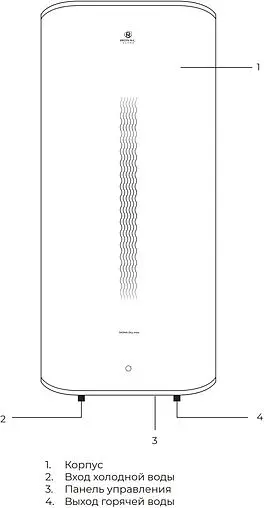 Водонагреватель накопительный электрический Royal Clima RWH-SGD100-FS
