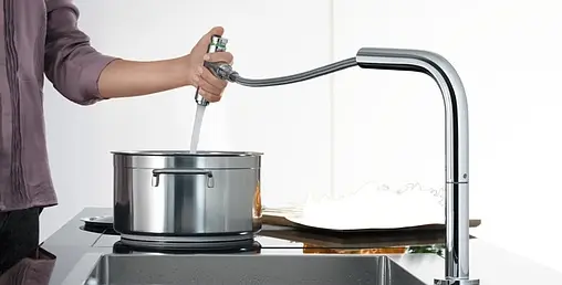 Мойка кухонная с встроенным смесителем Hansgrohe C71-F660-08 76x50 нержавеющая сталь 43202800