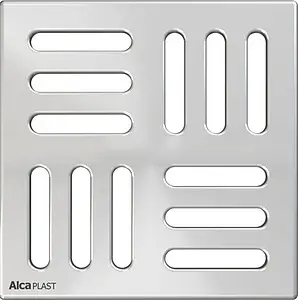 Трап горизонтальный Set AlcaPlast 100x100мм APV101 Трап горизонтальный Set AlcaPlast 100x100мм APV101, 2