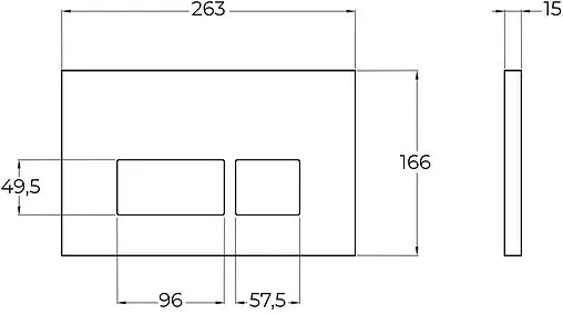 Комплект 5 в 1 BelBagno Loto BB070CHR/SC/BB026/BB041CR с кнопкой хром глянцевый
