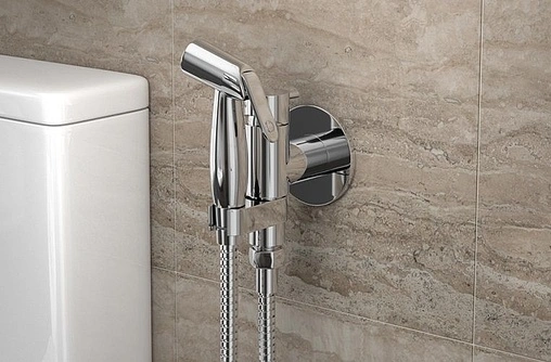 Гигиенический душ со смесителем Bravat Eler хром D9137CP-RUS