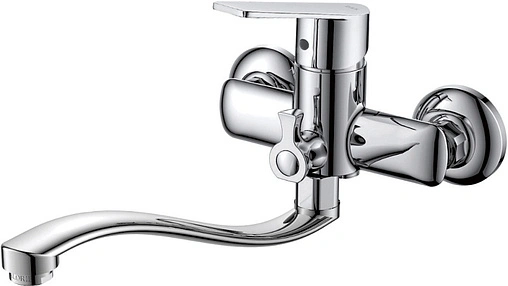 Смеситель для ванны с длинным изливом D&amp;K Rhein Lessing хром DA1323341