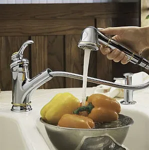 Смеситель для кухни с выдвижным изливом Jacob Delafon Fairfax хром E76091-CP, 3