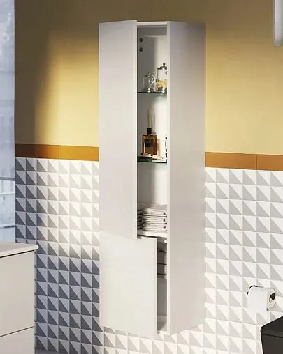 Шкаф-пенал подвесной VitrA Metropole Pure 40 L белый 67344