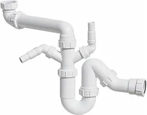 Сифон трубный для мойки Mc Alpine MRSK7-5571 Сифон трубный для мойки Mc Alpine MRSK7-5571, 1