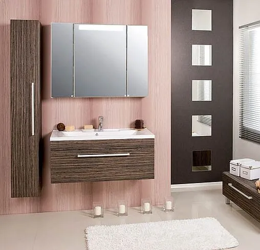 Шкаф-зеркало Aquaton Мадрид 120 белый 1A113402MA010