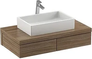Тумба под умывальник подвесная Ravak SD Formy 100 орех X000001036 Тумба под умывальник подвесная Ravak SD Formy 100 орех X000001036, 1