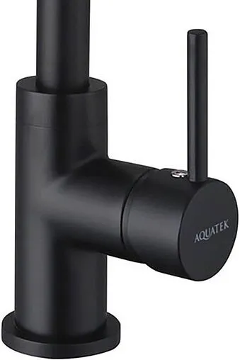 Смеситель для кухни Aquatek чёрный матовый AQ1080MB