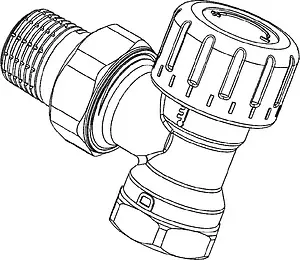 Вентиль терморегулирующий угловой ½" в/н TECE 8740432 Вентиль терморегулирующий угловой ½" в/н TECE 8740432, 3