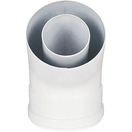 Колено для дымохода Ø 60/100мм ∠ 45° (Al) Rommer RCA-6010-000045