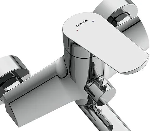 Смеситель для ванны с длинным изливом Cersanit Flanis хром 64093