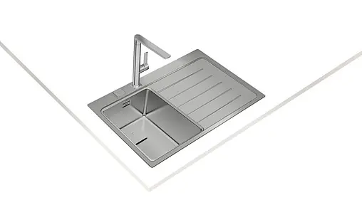 Мойка кухонная Teka Zenit RS15 1B 1D R 78 нержавеющая сталь полированная 115100007