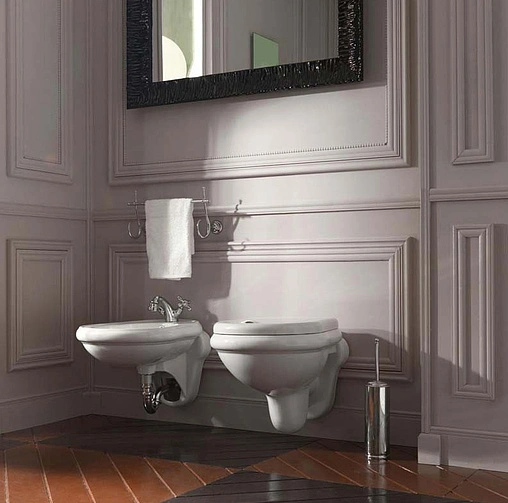 Биде подвесное Kerasan Retro белый 102601*1