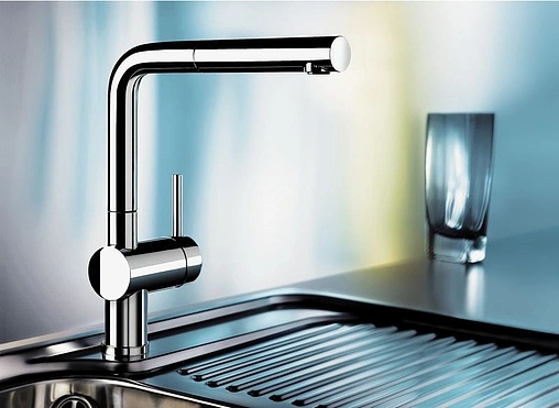 Смеситель для кухни с выдвижным изливом Blanco Linus-S хром 512402