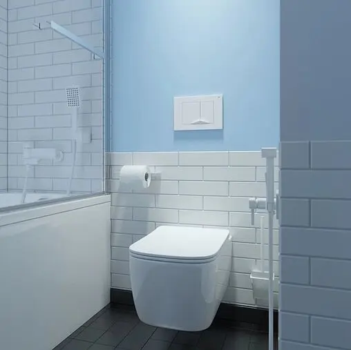 Клавиша смыва для унитаза IDDIS Unifix UNI05MWi77 белый матовый