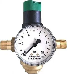 Манометр аксиальный Honeywell-Braukmann 63мм 10 бар ¼&quot; HWLFCM004, 5