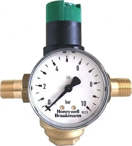 Манометр аксиальный Honeywell-Braukmann 63мм 10 бар ¼&quot; HWLFCM004