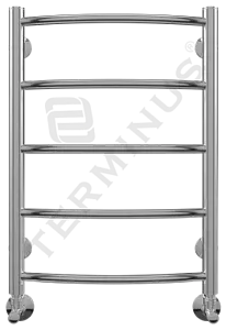 Полотенцесушитель водяной лесенка Terminus Классик П5 400х596 полированная сталь 4670030726216, 1