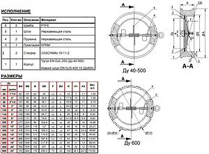 Клапан обратный поворотный двустворчатый межфланцевый Ду40 Ру16 Tecofi CB3449-EPA0040 Клапан обратный поворотный двустворчатый межфланцевый Ду40 Ру16 Tecofi CB3449-EPA0040, 2