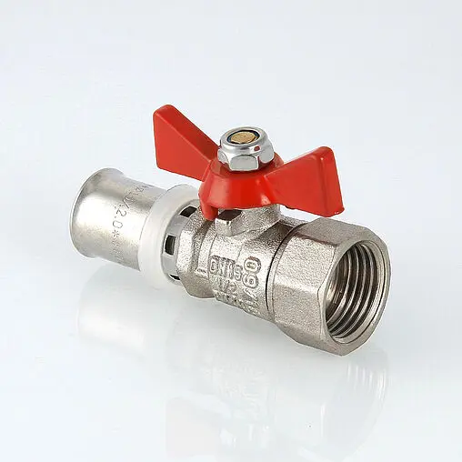 Кран шаровый с переходом на мп трубу 16мм x ½&quot;в Valtec VT.242.N.1604