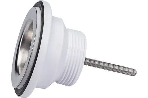 Выпуск для раковины с решеткой и пробкой Mc Alpine полированная сталь MRWW1