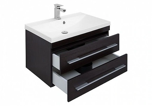 Тумба под умывальник подвесная Aquanet Нота 75 венге 00171488