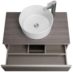 Тумба-умывальник подвесная Roca The Gap 80 городской дуб A857399402+A857419402+ Тумба-умывальник подвесная Roca The Gap 80 городской дуб A857399402+A857419402+, 4