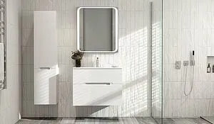 Зеркало с подсветкой Jorno Modul 80 белый Mоl.02.77/W Зеркало с подсветкой Jorno Modul 80 белый Mоl.02.77/W, 5