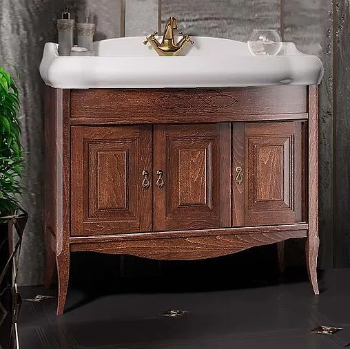 Тумба-умывальник напольная Opadiris Лоренцо 100 светлый орех Z0000007095+030400-u-01