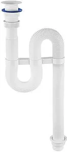 Сифон гофрированный для раковины VIRPlast VIR белый 30980311, 1