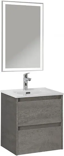 Тумба-умывальник подвесная BelBagno KRAFT 50 Cemento Grigio KRAFT-500-2C-SO-CG+BB500ETL