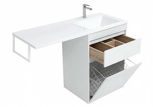 Тумба под умывальник напольная Aquanet Токио 58 белый 00239290