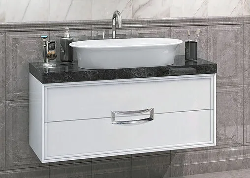 Тумба-умывальник подвесная Kerama Marazzi Canaletto 80 белый CN.80\M+