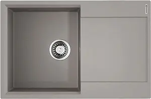 Мойка кухонная Omoikiri Daisen 78-GR leningrad grey 4993325 Мойка кухонная Omoikiri Daisen 78-GR leningrad grey 4993325, 1