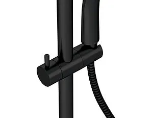 Душевая система с термостатом для душа Cersanit Brasko black чёрный матовый 63112 Душевая система с термостатом для душа Cersanit Brasko black чёрный матовый 63112, 3