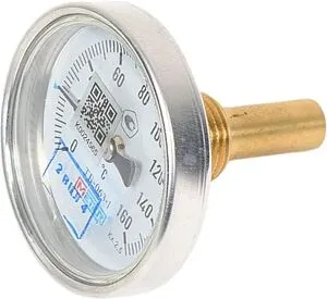 Термометр биметаллический Meter ТБ-063-1 63мм 160°С гильза 40мм ½" 01654 Термометр биметаллический Meter ТБ-063-1 63мм 160°С гильза 40мм ½" 01654, 2