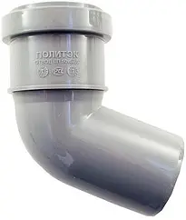 Отвод внутренний D=50мм Угол 67° Политэк 100567