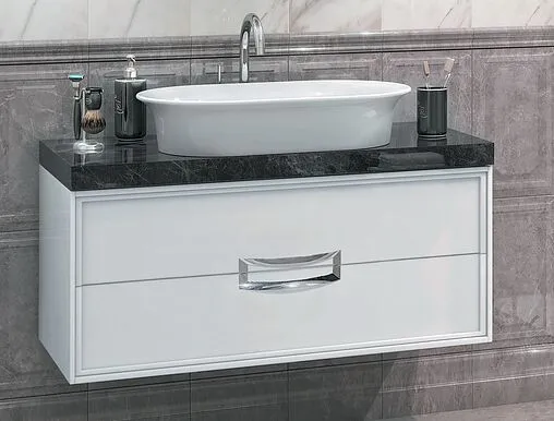 Тумба-умывальник подвесная Kerama Marazzi Canaletto 100 белый CN.100\M+