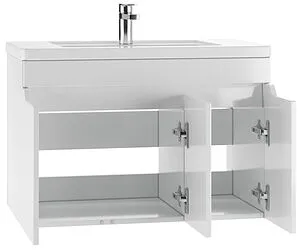 Тумба-умывальник подвесной Айсберг Мечта 80 белый DM2326T+1WH302251, 4