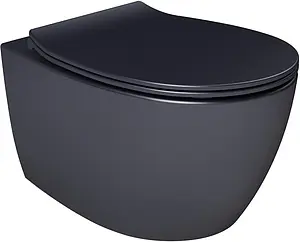 Крышка-сиденье для унитаза с микролифтом ISVEA D40 антрацит 40D40522I-S, 3