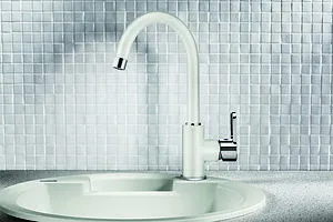 Смеситель для кухни Blanco Mida белый 524204, 3