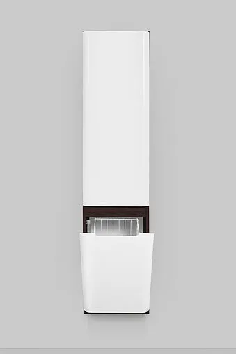 Шкаф-пенал подвесной с бельевой корзиной Am.Pm Bliss D 34 L белый глянец/венге M55CHL0341WG Шкаф-пенал подвесной с бельевой корзиной Am.Pm Bliss D 34 L белый глянец/венге M55CHL0341WG