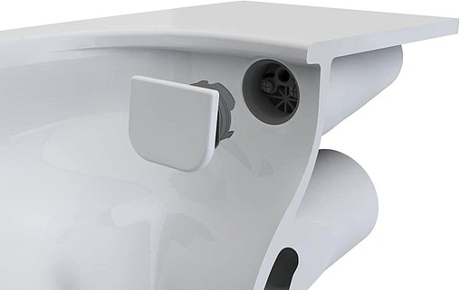 Унитаз-компакт безободковый VitrA Zentrum Open-Back Rim-ex белый 9824B003-7207