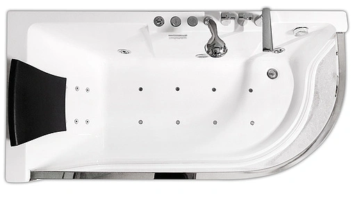 Ванна акриловая с гидромассажем Gemy 165x80 L G9227 E L