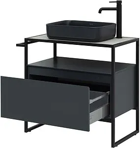 Тумба под умывальник напольная Allen Brau Priority 80 антрацит 1.31002.AM Тумба под умывальник напольная Allen Brau Priority 80 антрацит 1.31002.AM, 4